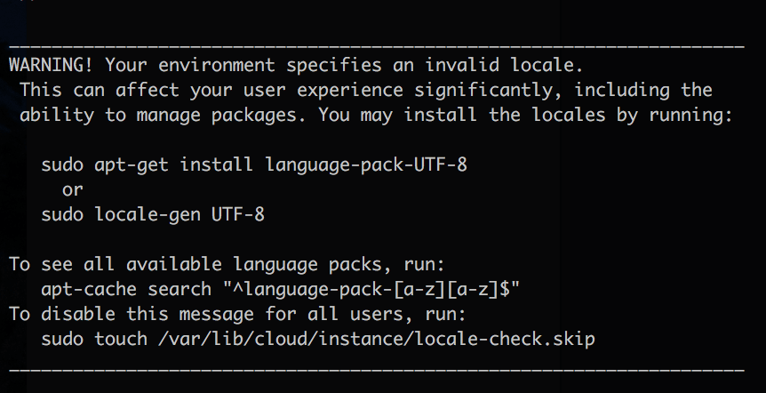 PrestaShop PostgreSQL: AWS EC2 instance warning